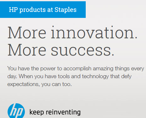 Staples & HP Partner on the Latest Innovative Printing Technology for Small Business Owners