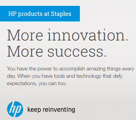 Staples & HP Partner on the Latest Innovative Printing Technology for Small Business Owners