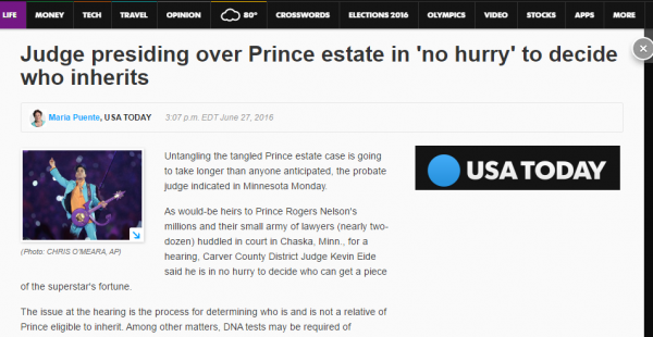 Will The Courts Decide Your Estate Distribution? Lessons From Prince.
