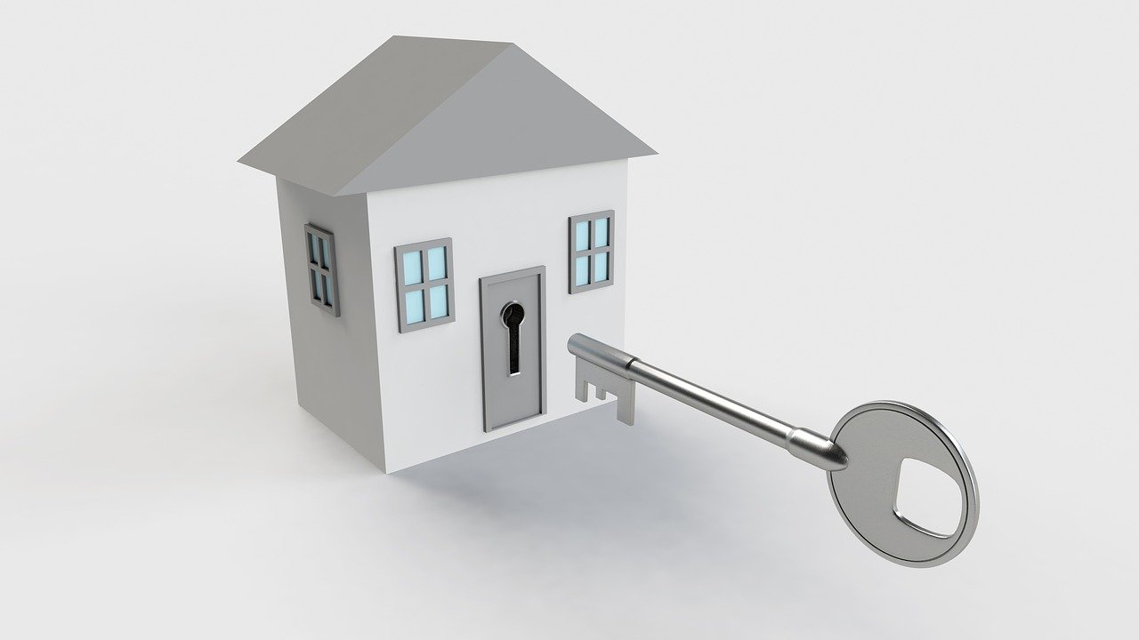 property management house with key